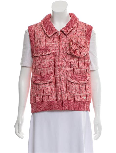 chanel sweater vest|chanel coats for women.